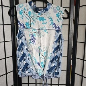 TINY Floral and Striped Women's Top